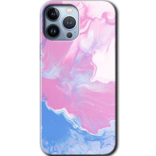 BeRa Aksesuar iPhone 13 Pro Kılıf Baskılı Kapak - Liquid Lekeler Art +Tam Kaplayan Mat Seramik