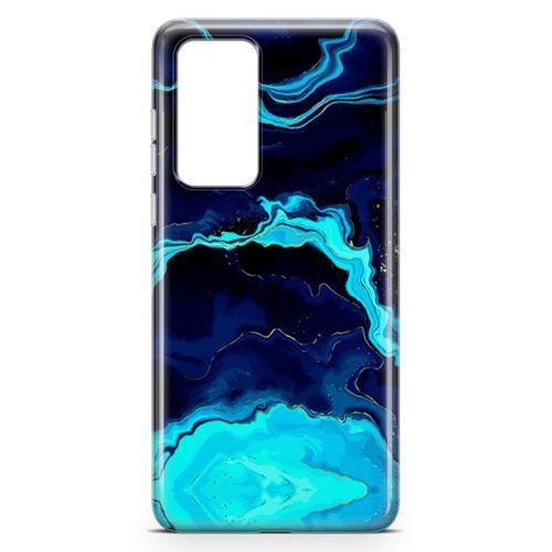 Huawei P40 Kılıf Premium Mermer Arka Kapak Koruma Desenli Full Koruyucu