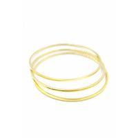 3'lü Ajda Bilezik - 65mm - Altın