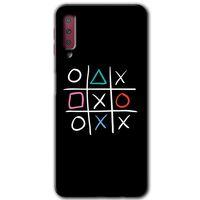 Galaxy A7 2018 Kılıf HD Desen Baskılı Arka Kapak - Sauce + Kırılmaz Cam