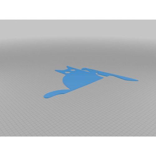 Kapı Çerçevesi İçin Kedi Bıçak Süsü (Bu ürün Sadece Plastik parçadır - Almadan Önce Soru Sorabilirsiniz)