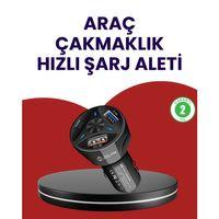 55w Pd Ve Quick Charge 3.0 Destekli Polygold Araç Şarj Adaptörü