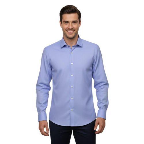 Erkek Slim Fitt Uzun Kol Petek Dokulu Gömlek 2400 BGL-ST04810