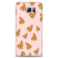 Samsung Galaxy Note 5 Kılıf HD Baskılı Kılıf - Pizza Dilimleri + Tam Ekran Koruyucu