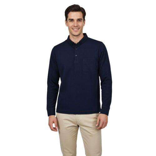 Erkek Gömlek Yaka Jakarlı Cepli Regular Fit Sweatshirt BGL-ST04957