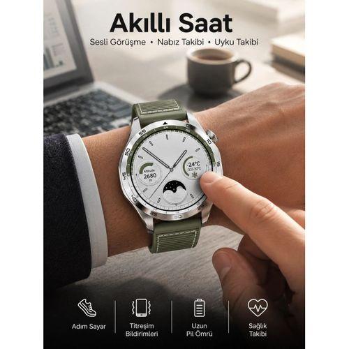 Akıllı Saat Sesli Görüşme Uyku Ve Sağlık Takibi Nfc Uyumlu