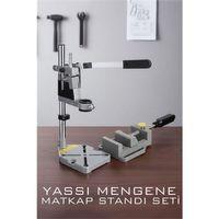 Tezgah Üstü Matkap Standı  + Tezgah Mengenes Seti