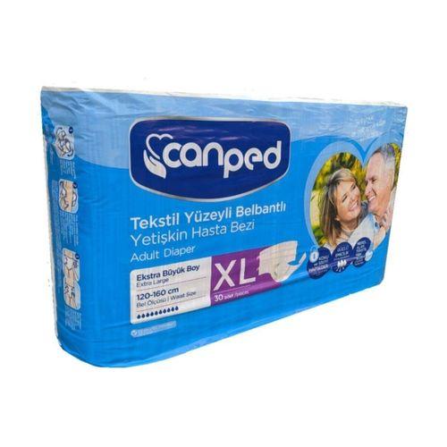 Canped Belbantlı Hasta Bezi Ekstra Büyük Boy XLarge 30'lu 2 paket / 60 adet