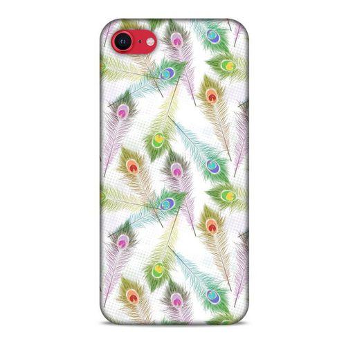 Apple iPhone SE 2020 Kılıf Desenli Özel Seri Tüyler (23) Ultra Koruma Kılıfı