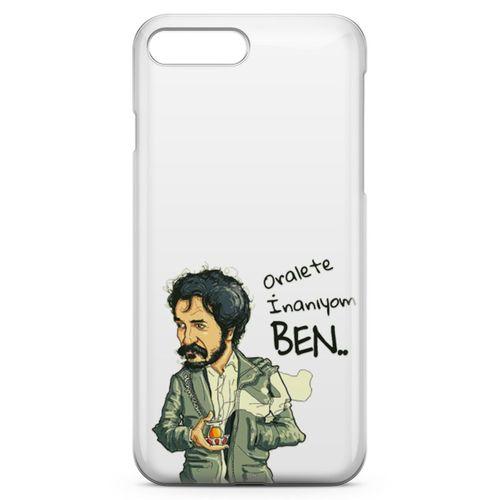 Apple iPhone 7 Plus Kılıf Caps Oraleti Seviyorum Ben Arka Kapak Koruma Desenli Full Koruyucu