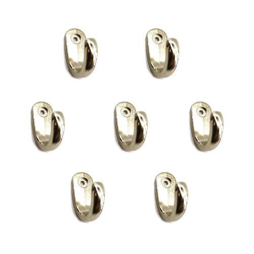 Büyük Tekli Fincan Askı, Dekor Askısı - Nikel, 100 Adet, 12x23x30 Mm
