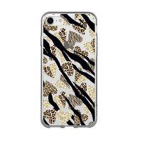 iPhone 8 Love Animals Premium Şeffaf Silikon Kılıf Beyaz Baskılı