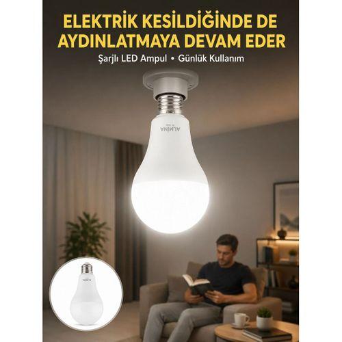 Acil Durumlar İçin Led Ampul 6400k Soğuk Beyaz 30 Watt Yeni Nesil