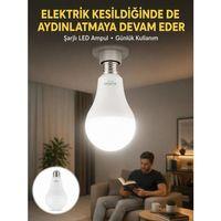 Acil Durumlar İçin Led Ampul 6400k Soğuk Beyaz 30 Watt Yeni Nesil