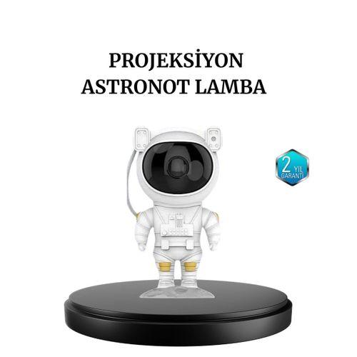 Astronot Projeksiyon Lambası Bluetooth Müzikli Ve Uzaktan Kumandalı