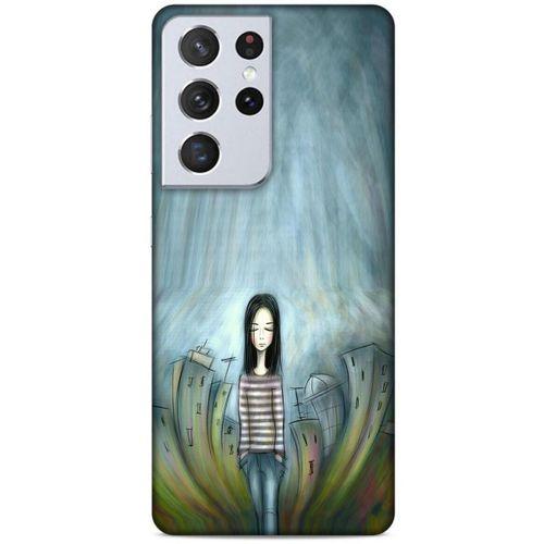 Lopard Samsung Galaxy S21 Ultra Uyumlu Kılıf Depresyon (22) Tam Koruma Kılıfı
