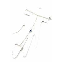 Taşlı Yıldız Şahmeran - Gümüş