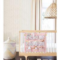 Baby 9 Cepli Bağlamalı Beşik Kenarı Düzenleyici pembe