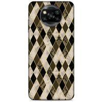 Mermer Desenli (2) Tema Kabı Bej Xiaomi Redmi Poco X3 Kılıf