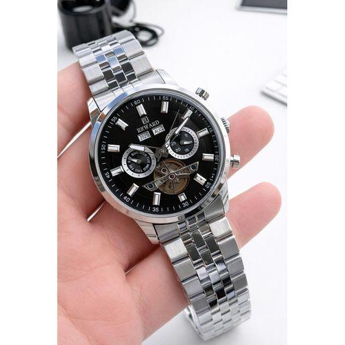 Reward Otomatik İç Fonksiyonlar Aktif 50 Mt Suya Dayanıklı Çelik Kordn Erkek Kol Saati VS.BLKT.0869