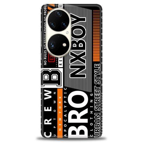 Huawei P50 Pro Kılıf HD Baskılı Kılıf - NxBoy + Tam Ekran Koruyucu