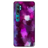 Xiaomi Mi Note 10 Pro Uyumlu Kılıf Mor Delisi (42) Rugged Armor Kılıf Kalp