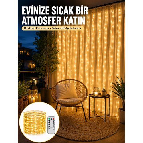 Romantik Ambiyans İçin Uzaktan Kumandalı Günışığı Peri Led Yeni Nesil