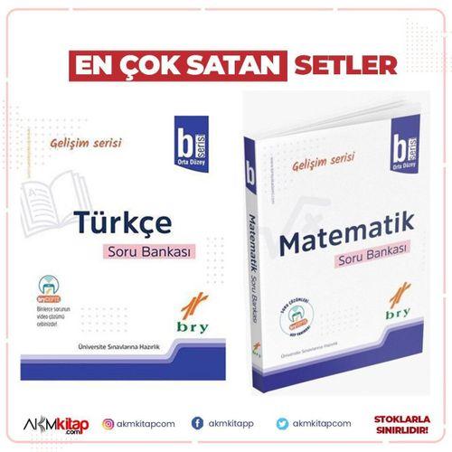 Birey Yayınları Gelişim Serisi TYT Matematik ve Türkçe B Serisi Soru Bankası Seti 2 Kitap