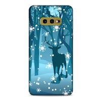 Samsung Galaxy S10e Kılıf Snowix (28) Arka Kapak Mavi Koyu