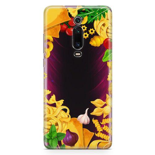 Xiaomi Redmi K20 Pro Premium Kılıf İtalyan Makarna Malzemeleri Arka Kapak Koruma Desenli Full