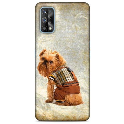 Oppo Realme 7 Pro Kılıf Köpek Kıyafetleri (25) Antişok Kapak Brussels Griffon Sweatshirt