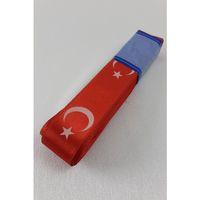 Kırmızı Ay Yıldız Bayrak Baskılı Saten Kurdele