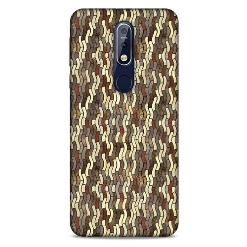 Geometrix 64 Nokia 7.1 Kılıf Silikon Kapak