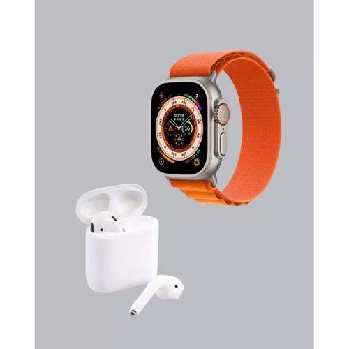 S8 Ultra Akıllı Saat + Gürültü Önleyici Kablosuz Kulaklık Seti