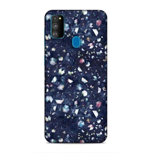 Samsung Galaxy M30s Uyumlu Kılıf Utopia (36) Glitter Kılıf Kahverengi