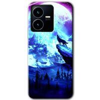 Vivo Y35s Kılıf HD Desen Baskılı Arka Kapak - Mega Kurt