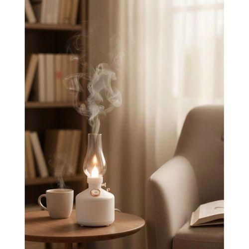 Retro Led Işıklı 1200 Mah  Aroma Difüzörü 280 Ml Su Kapasiteli