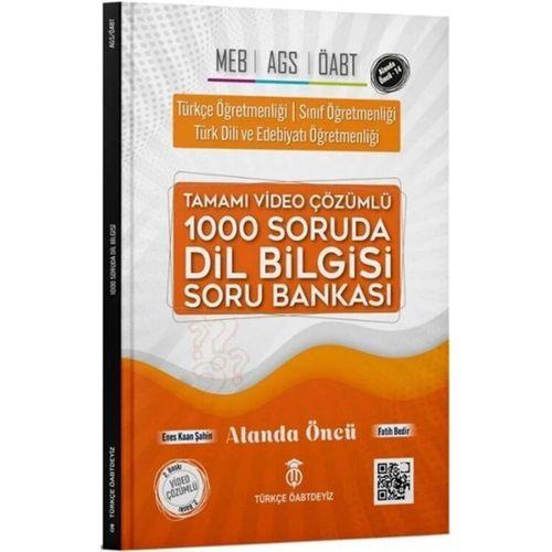 MEB AGS ÖABT TYT MSÜ Dil Bilgisi 1000 Soruda Soru Bankası Türkçe ÖABTDEYİZ
