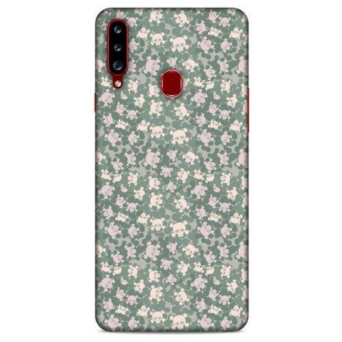 Kamuflaj 01 Samsung Galaxy A20s Kılıf Silikon Kapak