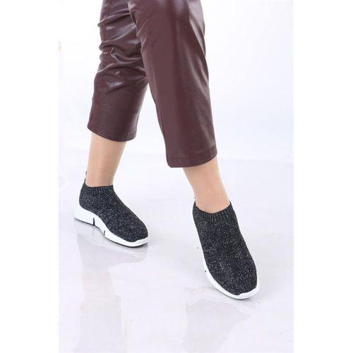 Fiora Siyah Beyaz Renkli Triko Sneaker