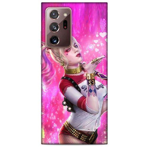 Samsung Galaxy Note 20 Ultra Uyumlu Kılıf Harley Quinn (4) Koruma Kılıfı Fuşya