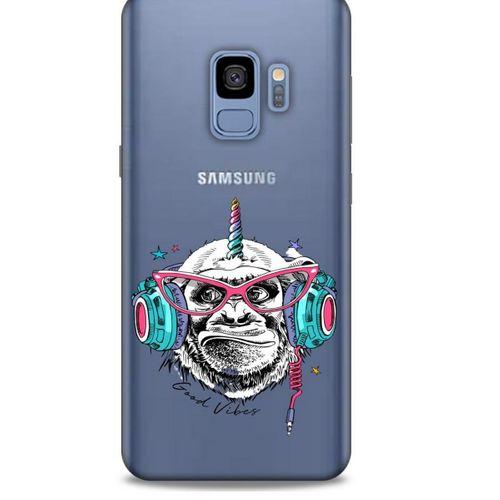 Zoologix (15) Samsung Galaxy S9 Şeffaf Kılıf Silikon Desenli