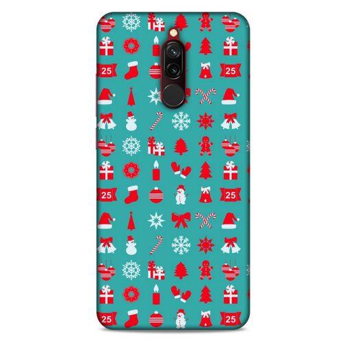 Yılbaşı Süsleri 13 Xiaomi Redmi 8 Kılıf Silikon Kapak