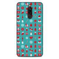 Yılbaşı Süsleri 13 Xiaomi Redmi 8 Kılıf Silikon Kapak