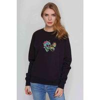 Mattson Creative Rick And Morty Baskılı Siyah Kadın Sweashirt
