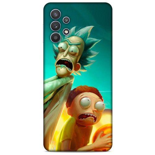 Samsung Galaxy A32 Uyumlu Kılıf Rick And Morty (24) Darbe Emici Kılıf Frank Palicky