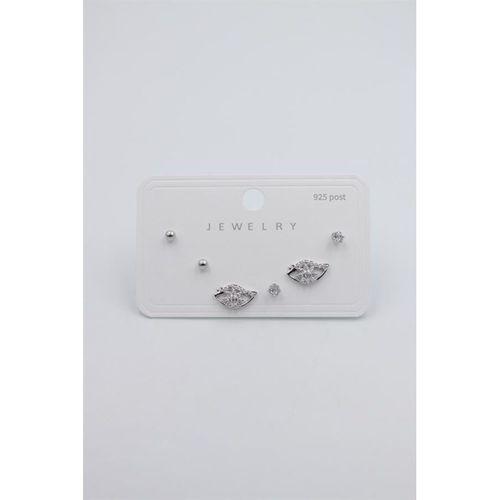 Çoklu Set Küpe - Gümüş