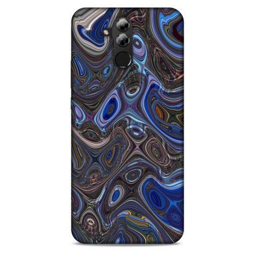 Huawei Mate 20 Lite Uyumlu Kılıf Mavi Delisi (4) Koruma Kılıfı Yağlıboya