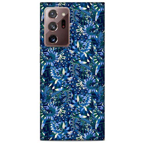 Samsung Galaxy Note 20 Ultra Uyumlu Kılıf Mavi Delisi (41) Tank Kılıf Çiçek
