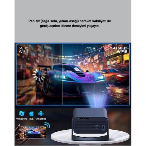 4000 Lümen Parlaklık Değerine Sahip Ev Ve Ofis Projektör